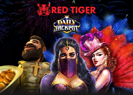 Red Tiger Jackpots Drop Hourly &amp; Daily!