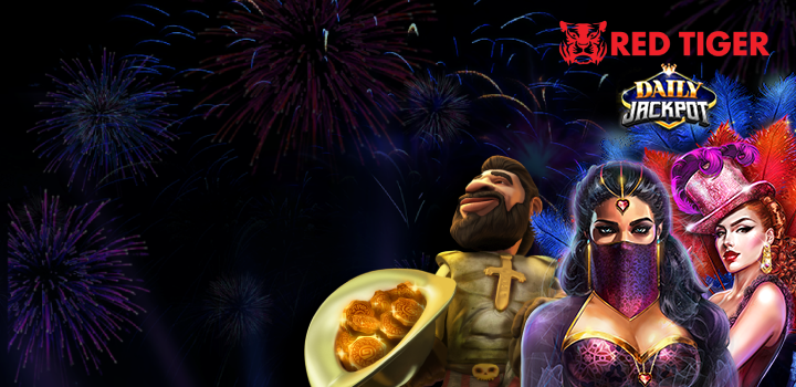 Red Tiger Jackpots Drop Hourly &amp; Daily!